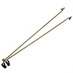 Brass flag spreader with clips and pole attachment