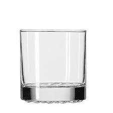 Whisky glass with nobby bottom