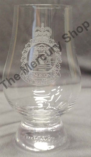 Glencairn glass with crest - CFB Kingston Crest