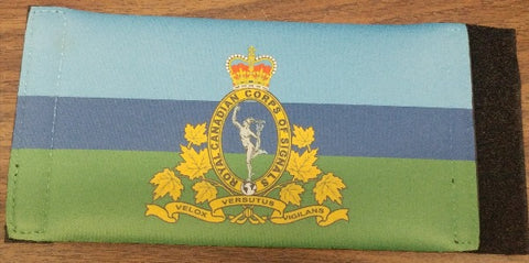 RCCS Crest and fag beer cozy.