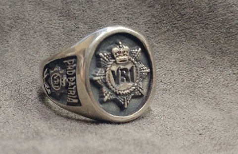 Rcr Regimental Rings Rings - Silver - Military Crests - Mens – The Mercury Shop