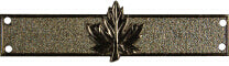 Silver tour bar with 1 maple leaf.