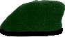 Green Army beret.