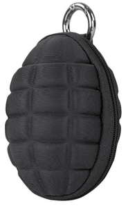 Black grenade pouch.