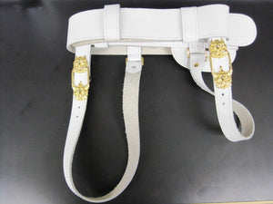 White sword belt